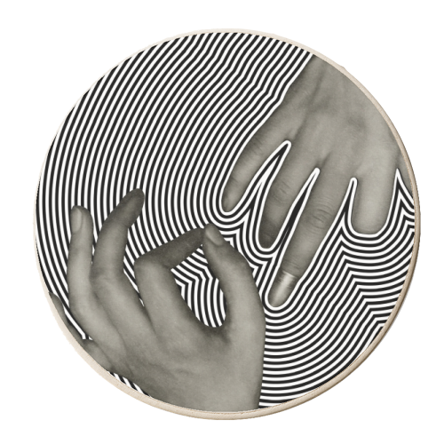 Static Touch - personalised beer coaster by OhMC! Designs