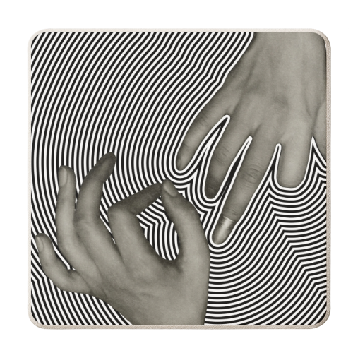 Static Touch - personalised beer coaster by OhMC! Designs