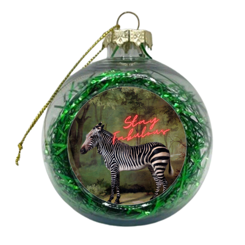 Stay Fabulous - xmas bauble by OhMC! Designs