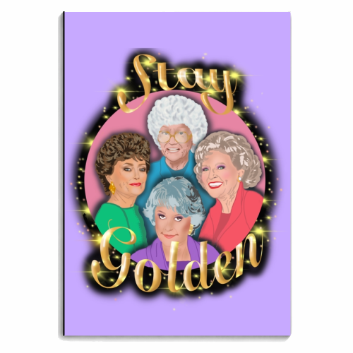 Stay Golden At Any Age - personalised A4, A5, A6 notebook by Wallace Elizabeth