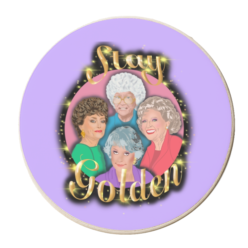 Stay Golden At Any Age - personalised beer coaster by Wallace Elizabeth