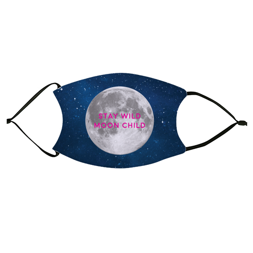 STAY WILD MOON CHILD - face cover mask by Paper Deep Design