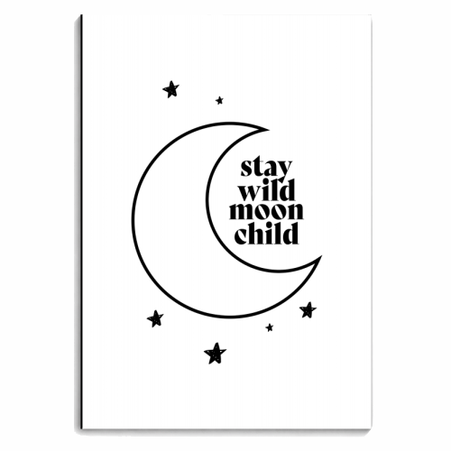 Stay Wild Moon Child - personalised A4, A5, A6 notebook by Toni Scott