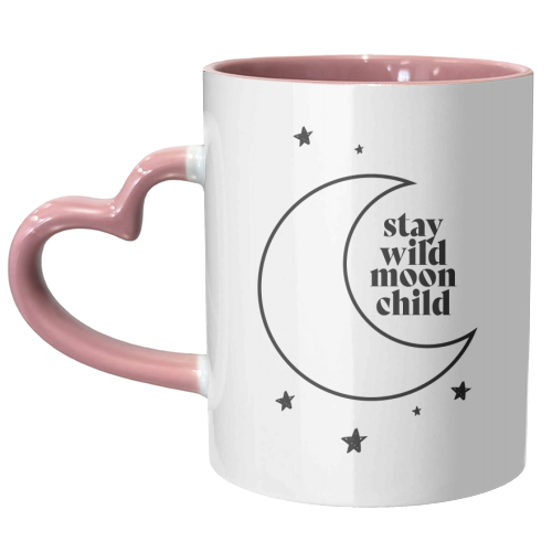 Stay Wild Moon Child - unique mug by Toni Scott