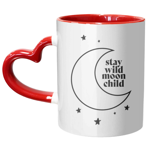 Stay Wild Moon Child - unique mug by Toni Scott