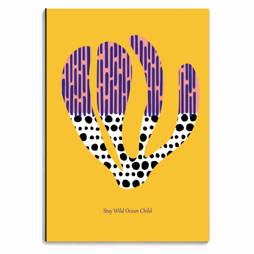 Stay Wild Ocean Child - personalised A4, A5, A6 notebook by Luxe and Loco