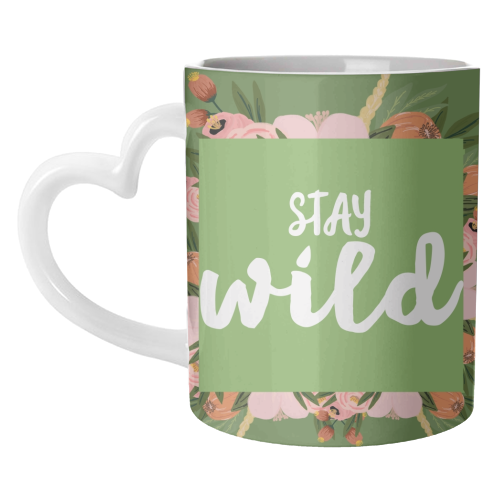 Stay Wild - unique mug by Giddy Kipper
