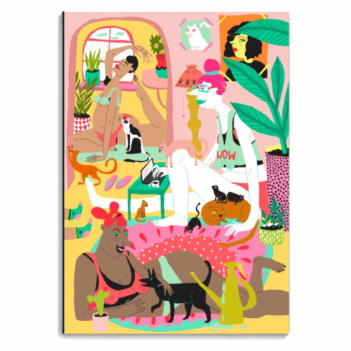 Staying at home together - personalised A4, A5, A6 notebook by Ezra W. Smith