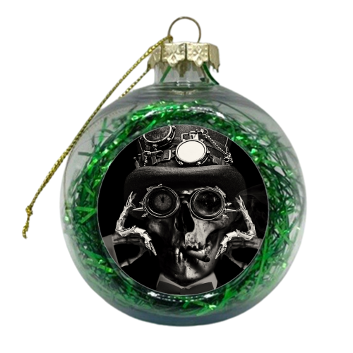 Steampunk Deceased - xmas bauble by InspiredImages