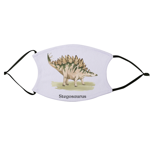 Stegosaurus - face cover mask by Gal Design