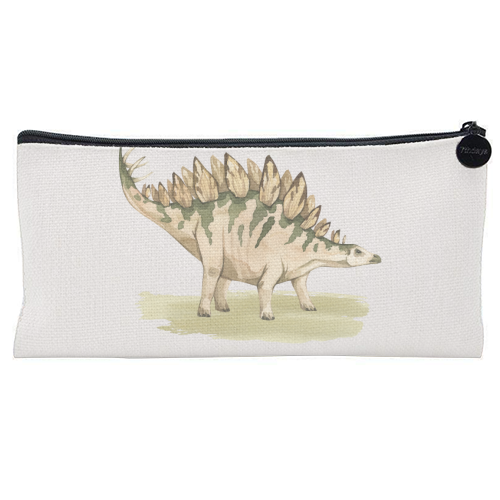 Stegosaurus - flat pencil case by Gal Design