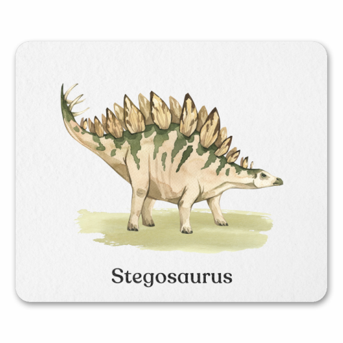 Stegosaurus - mouse mat by Gal Design