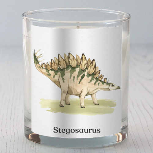 Stegosaurus - scented candle by Gal Design