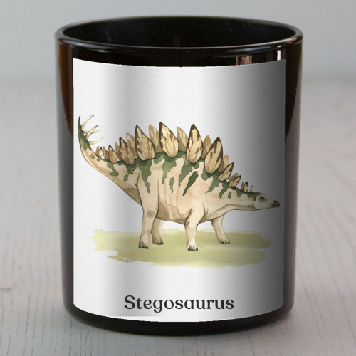 Stegosaurus - scented candle by Gal Design