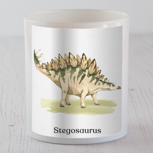Stegosaurus - scented candle by Gal Design