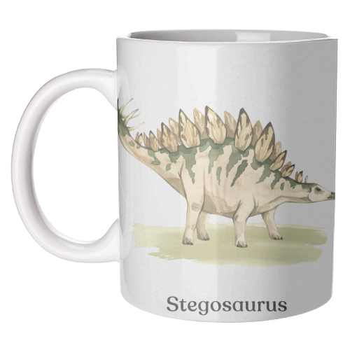 Stegosaurus - unique mug by Gal Design