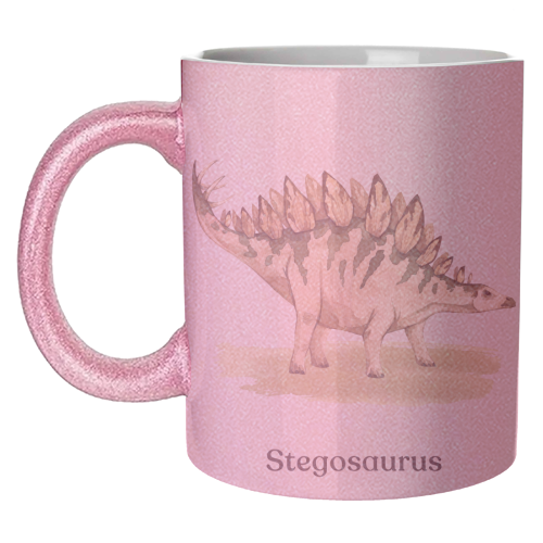 Stegosaurus - unique mug by Gal Design
