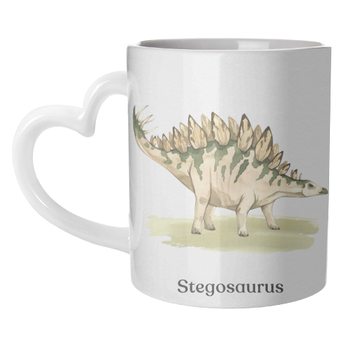 Stegosaurus - unique mug by Gal Design