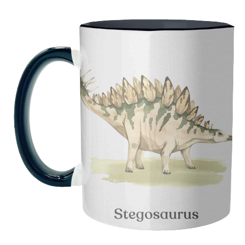 Stegosaurus - unique mug by Gal Design