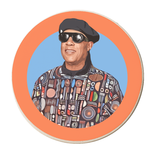 Stevie W - personalised beer coaster by DOLLY WOLFE