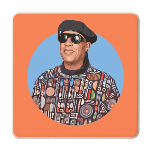 Stevie W - personalised beer coaster by DOLLY WOLFE