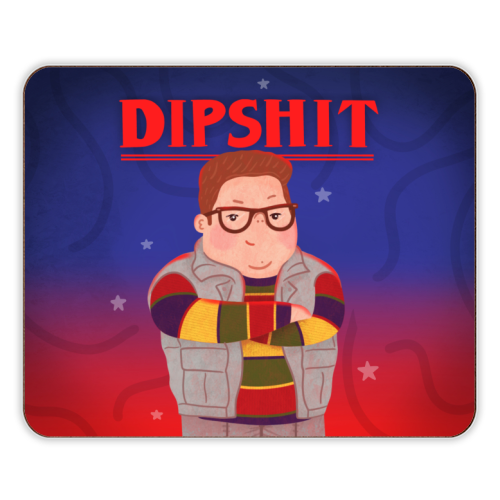 Stranger Things Dipshit Derek - designer placemat by Loren Grosvenor