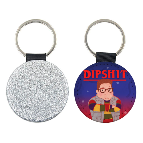 Stranger Things Dipshit Derek - keyring by Loren Grosvenor