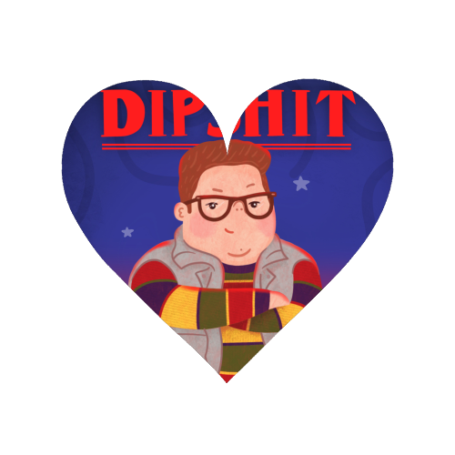 Stranger Things Dipshit Derek - Magnet by Loren Grosvenor