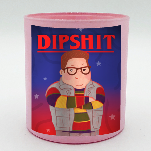 Stranger Things Dipshit Derek - scented candle by Loren Grosvenor