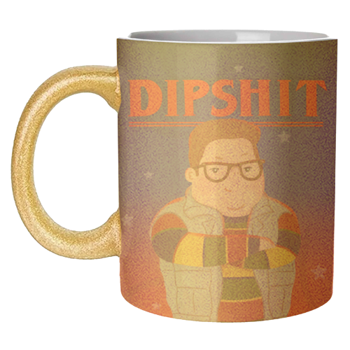 Stranger Things Dipshit Derek - unique mug by Loren Grosvenor