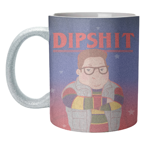 Stranger Things Dipshit Derek - unique mug by Loren Grosvenor