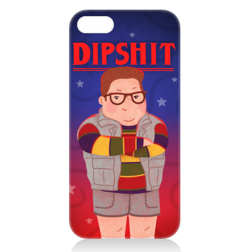 Stranger Things Dipshit Derek - unique phone case by Loren Grosvenor