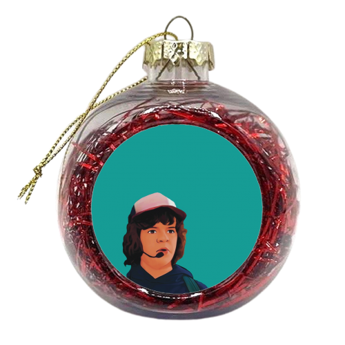 Stranger Things: Dustin - xmas bauble by Giddy Kipper