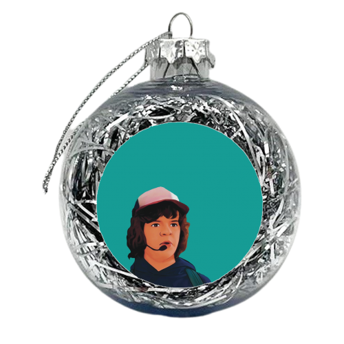 Stranger Things: Dustin - xmas bauble by Giddy Kipper