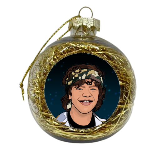 Dustin print - xmas bauble by The Girl Next Draw