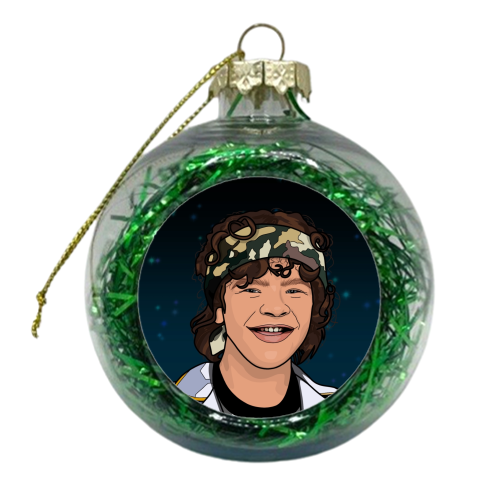 Dustin print - xmas bauble by The Girl Next Draw