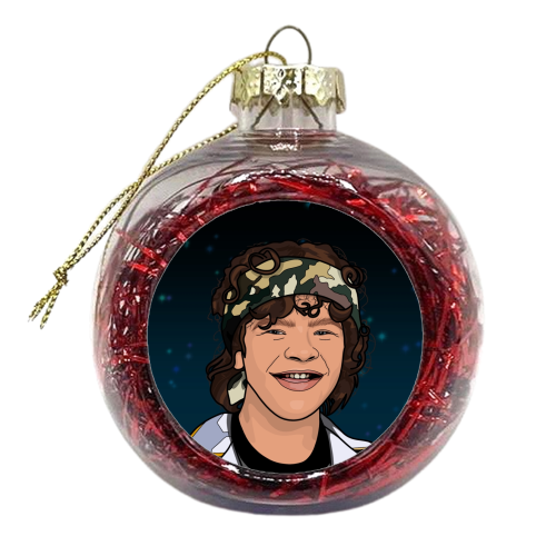 Dustin print - xmas bauble by The Girl Next Draw