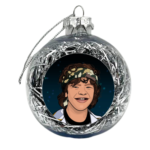Dustin print - xmas bauble by The Girl Next Draw