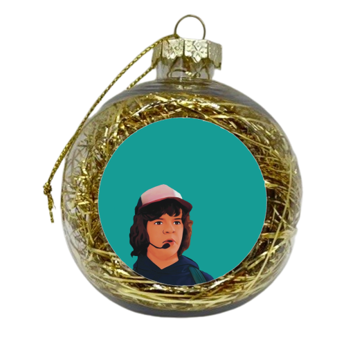 Stranger Things: Dustin - xmas bauble by Giddy Kipper