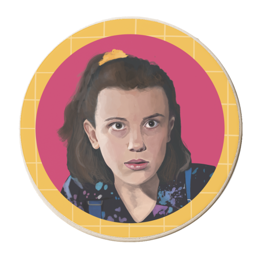 STRANGER THINGS - ELEVEN - personalised beer coaster by AbiGoLucky