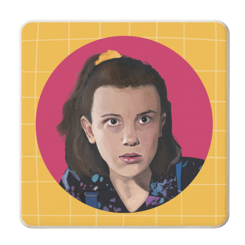 STRANGER THINGS - ELEVEN - personalised beer coaster by AbiGoLucky