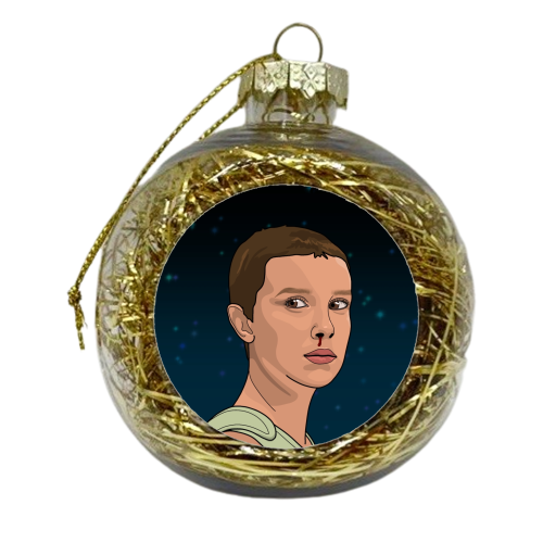 El print - xmas bauble by The Girl Next Draw