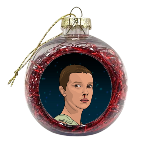 El print - xmas bauble by The Girl Next Draw