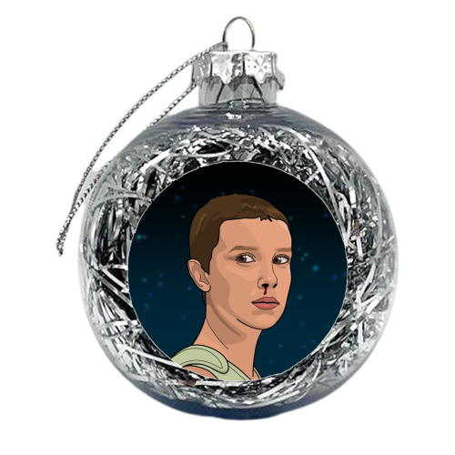 El print - xmas bauble by The Girl Next Draw