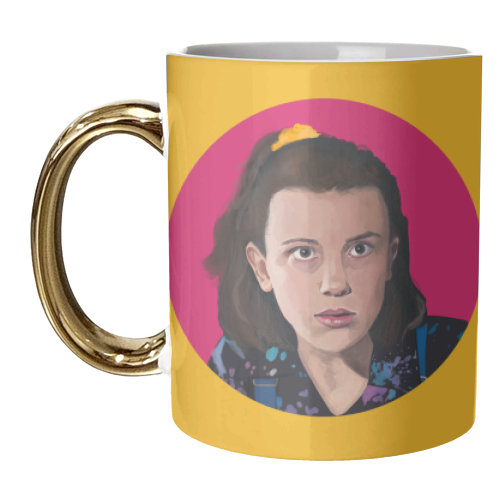 STRANGER THINGS - ELEVEN - unique mug by AbiGoLucky