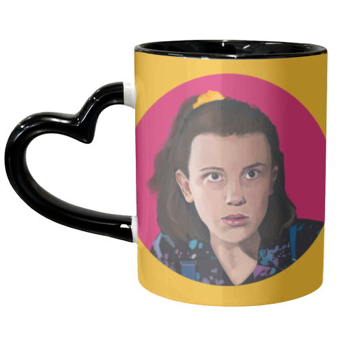 STRANGER THINGS - ELEVEN - unique mug by AbiGoLucky