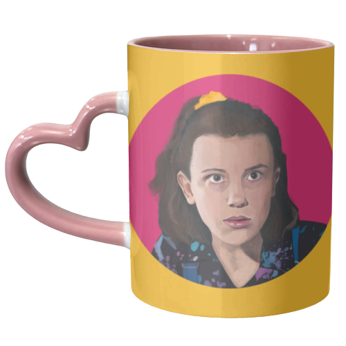 STRANGER THINGS - ELEVEN - unique mug by AbiGoLucky