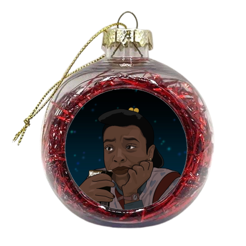 Erica print - xmas bauble by The Girl Next Draw
