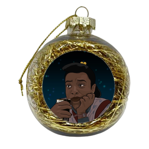 Erica print - xmas bauble by The Girl Next Draw