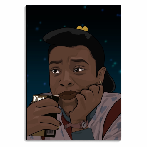 Erica print - personalised A4, A5, A6 notebook by The Girl Next Draw